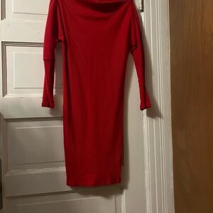 Elegant Red Women's Dress